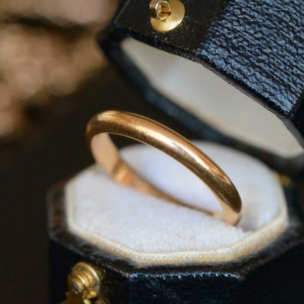 Antique Australian Rounded Band Ring in 15ct Gold