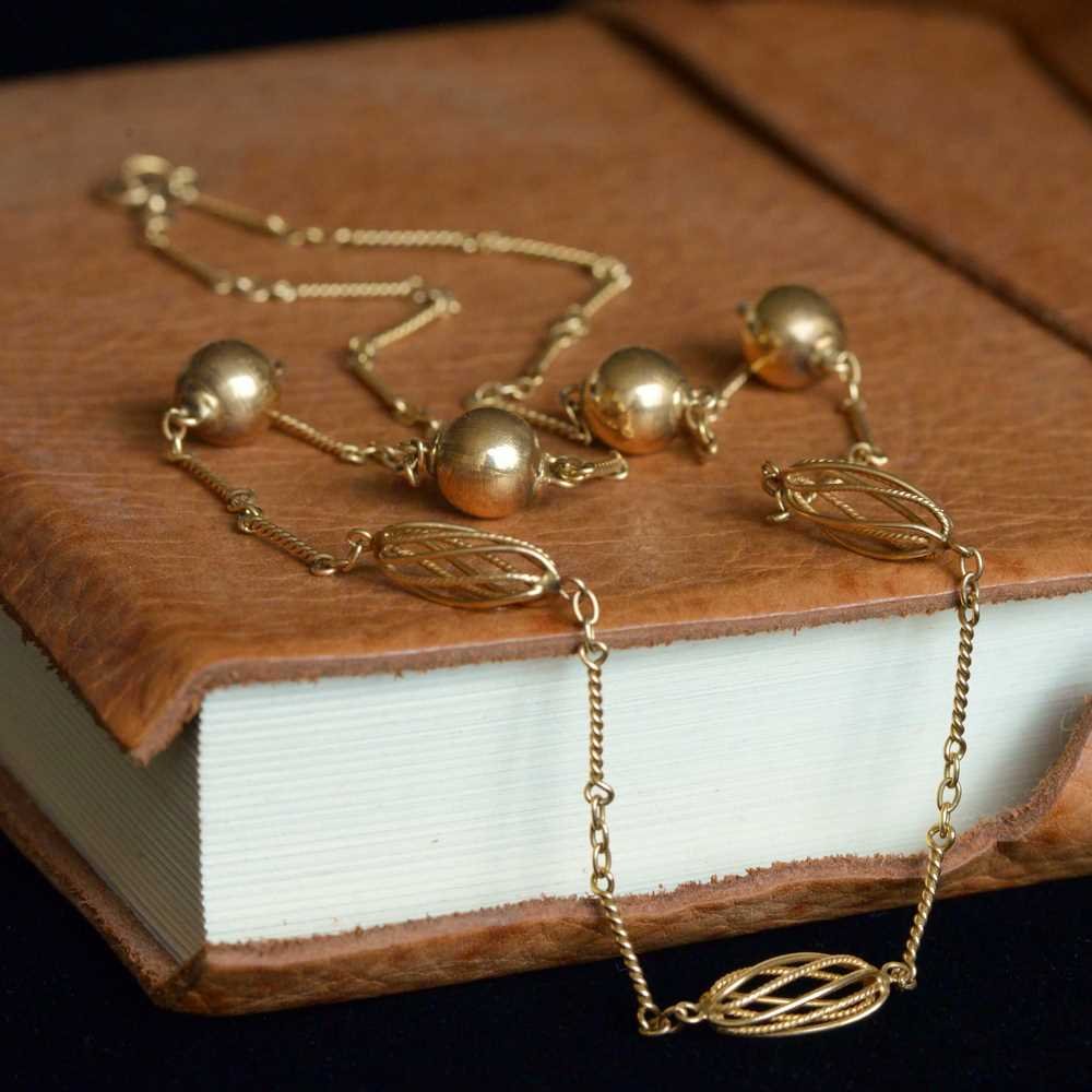 Vintage Fancy Link Chain in 9ct Gold