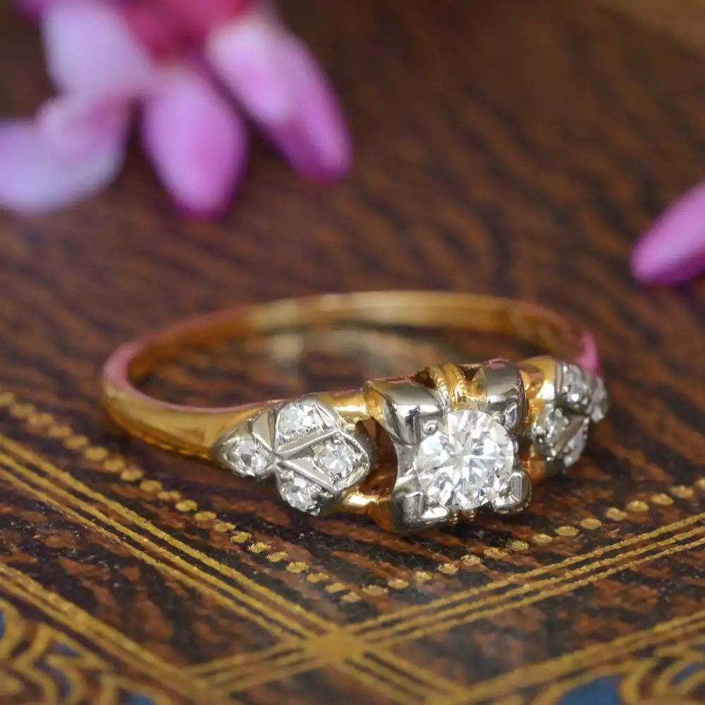 1930s Vintage Petite Engagement Ring